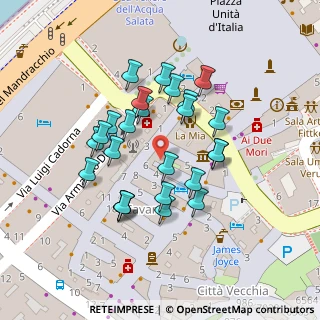 Mappa Piazza di Cavana, 34121 Trieste TS, Italia (0.0472)