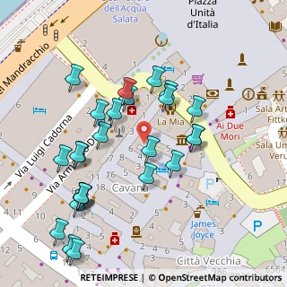 Mappa Piazza di Cavana, 34121 Trieste TS, Italia (0.04615)