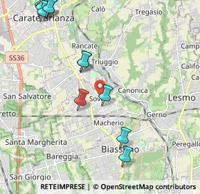 Mappa V.le Brianza, 20845 Sovico MB, Italia (2.62)