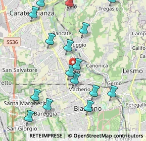 Mappa V.le Brianza, 20845 Sovico MB, Italia (2.28438)