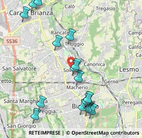 Mappa V.le Brianza, 20845 Sovico MB, Italia (2.3075)