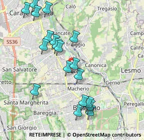 Mappa V.le Brianza, 20845 Sovico MB, Italia (2.08263)
