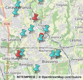 Mappa V.le Brianza, 20845 Sovico MB, Italia (2.24857)