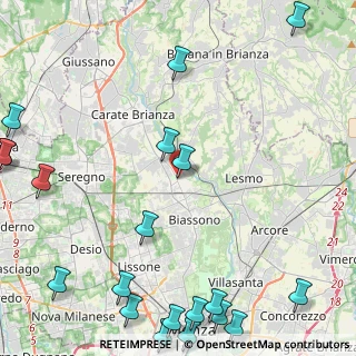 Mappa V.le Brianza, 20845 Sovico MB, Italia (6.878)