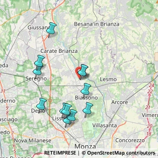 Mappa V.le Brianza, 20845 Sovico MB, Italia (3.95)