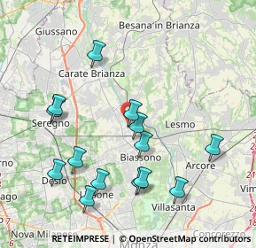 Mappa V.le Brianza, 20845 Sovico MB, Italia (4.13929)