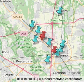 Mappa Via Varesina, 22078 Turate CO, Italia (2.98364)