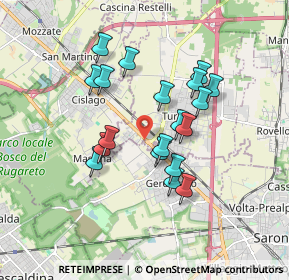 Mappa Via Varesina, 22078 Turate CO, Italia (1.48421)