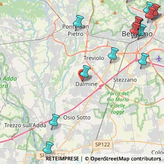 Mappa Via Cavagna, 24044 Dalmine BG, Italia (7.13706)