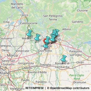 Mappa Via Cavagna, 24044 Dalmine BG, Italia (7.36364)