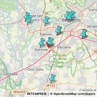Mappa SP ex Strada Statale 525 del Brembo, 24044 Dalmine BG, Italia (4.25786)