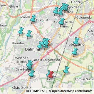 Mappa SP ex Strada Statale 525 del Brembo, 24044 Dalmine BG, Italia (2.337)