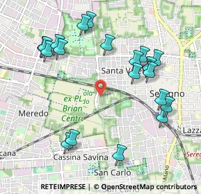 Mappa Strada Vicinale Mer Nord, 20831 Seregno MB, Italia (1.122)