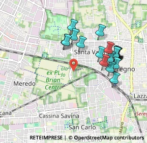 Mappa Strada Vicinale Mer Nord, 20831 Seregno MB, Italia (0.9105)