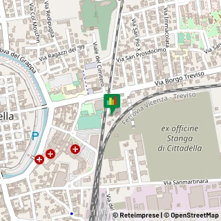 Mappa Via Michelangelo Buonarroti, 11, 35013 Cittadella PD, Italia, 35013 Cittadella, Padova (Veneto)