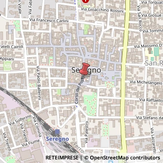 Mappa Corso del Popolo, 56, 20831 Seregno, Monza e Brianza (Lombardia)
