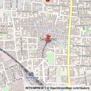 Mappa Corso del Popolo, 25, 20831 Seregno, Monza e Brianza (Lombardia)