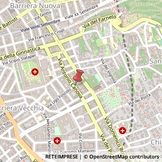 Mappa Via Antonio Canova, 20, 34129 Trieste, Trieste (Friuli-Venezia Giulia)