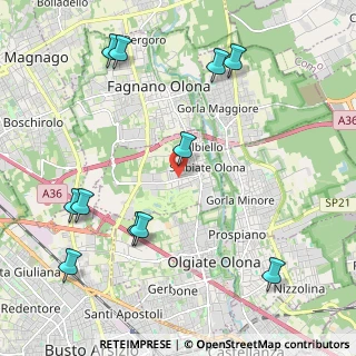 Mappa Via Don Carlo Parravicini, 21058 Solbiate Olona VA, Italia (2.55273)