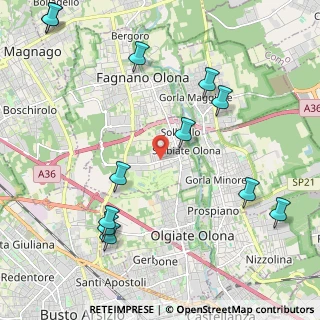 Mappa Via Don Carlo Parravicini, 21058 Solbiate Olona VA, Italia (2.64417)