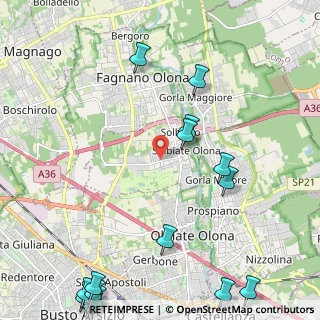 Mappa Via Don Carlo Parravicini, 21058 Solbiate Olona VA, Italia (3.26875)