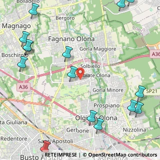 Mappa Via Don Carlo Parravicini, 21058 Solbiate Olona VA, Italia (3.28688)