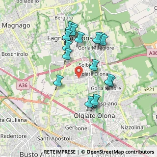 Mappa Via Don Carlo Parravicini, 21058 Solbiate Olona VA, Italia (1.77167)