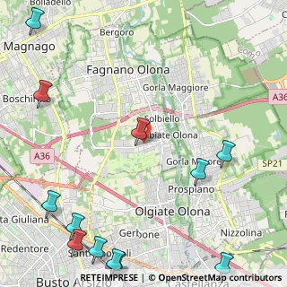 Mappa Via Don Carlo Parravicini, 21058 Solbiate Olona VA, Italia (3.37083)