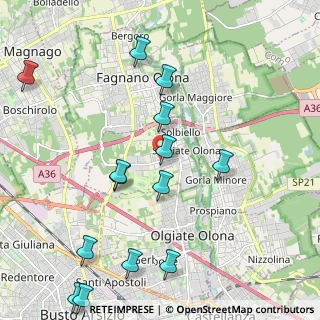 Mappa Via Don Carlo Parravicini, 21058 Solbiate Olona VA, Italia (2.46643)