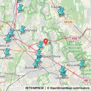 Mappa Via Don Carlo Parravicini, 21058 Solbiate Olona VA, Italia (6.04933)