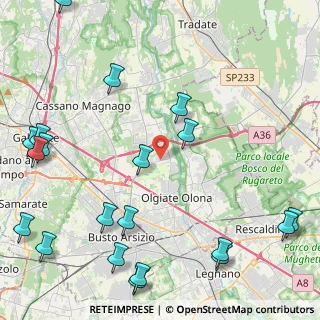 Mappa Via Don Carlo Parravicini, 21058 Solbiate Olona VA, Italia (6.163)