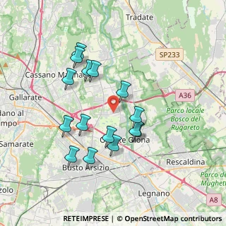 Mappa Via Don Carlo Parravicini, 21058 Solbiate Olona VA, Italia (3.39133)