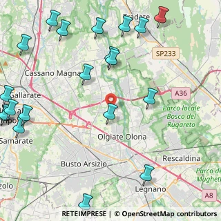 Mappa Via Don Carlo Parravicini, 21058 Solbiate Olona VA, Italia (6.145)