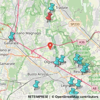 Mappa Via Don Carlo Parravicini, 21058 Solbiate Olona VA, Italia (6.42143)