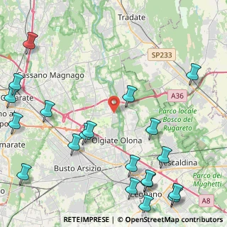 Mappa Vicolo S. Vito, 21058 Solbiate Olona VA, Italia (6.083)