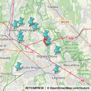 Mappa Vicolo S. Vito, 21058 Solbiate Olona VA, Italia (4.36833)