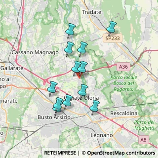 Mappa Vicolo S. Vito, 21058 Solbiate Olona VA, Italia (3.25833)