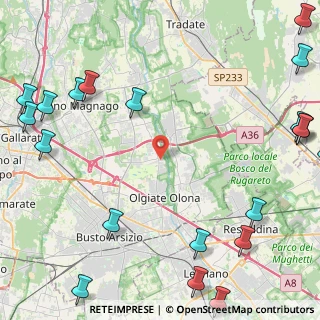 Mappa Vicolo S. Vito, 21058 Solbiate Olona VA, Italia (6.989)