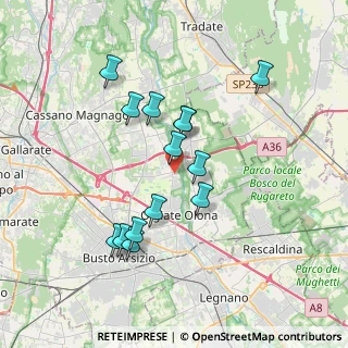 Mappa Vicolo S. Vito, 21058 Solbiate Olona VA, Italia (3.32143)