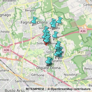 Mappa Vicolo S. Vito, 21058 Solbiate Olona VA, Italia (1.273)