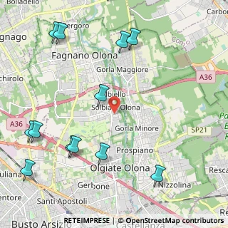 Mappa Vicolo S. Vito, 21058 Solbiate Olona VA, Italia (2.86)