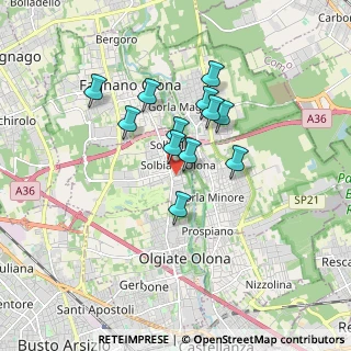 Mappa Vicolo S. Vito, 21058 Solbiate Olona VA, Italia (1.3175)
