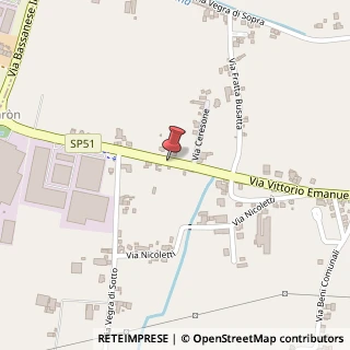 Mappa Via Vittorio Emanuele,  28, 36050 Pozzoleone, Vicenza (Veneto)