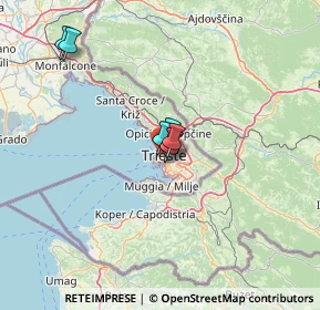 Mappa Via S. Sebastiano, 34121 Trieste TS, Italia (21.20818)