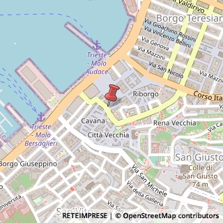 Mappa 34121 Trieste TS, Italia, 34121 Trieste, Trieste (Friuli-Venezia Giulia)