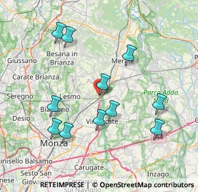 Mappa Via Piave, 20865 Usmate Velate MB, Italia (7.65727)