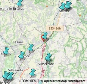 Mappa Via Piave, 20865 Usmate Velate MB, Italia (7.033)