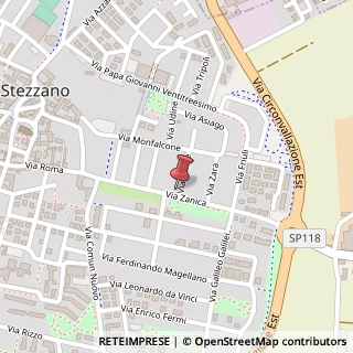 Mappa Via Zanica, 11, 24040 Stezzano, Bergamo (Lombardia)