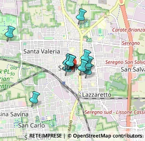Mappa Vicolo Sant'Ambrogio, 20831 Seregno MB, Italia (0.50857)