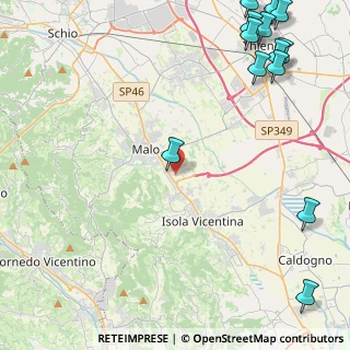 Mappa Via Colombo Cristoforo, 36034 Malo VI, Italia (7.02071)